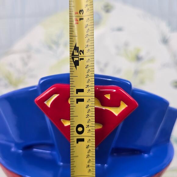 Vintage Superman Ceramic & Tin Container Vandor Limited Edition Cookie Jar - Picture 6 of 12